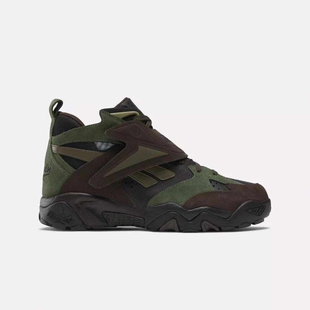 Mens Size 5.5 Reebok Preseason 94 Training Shoes Green Brown Black 100205231 NEW